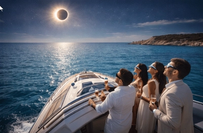 Eclipse solar 12.08.2026 / Eclipse - Rent Boat
